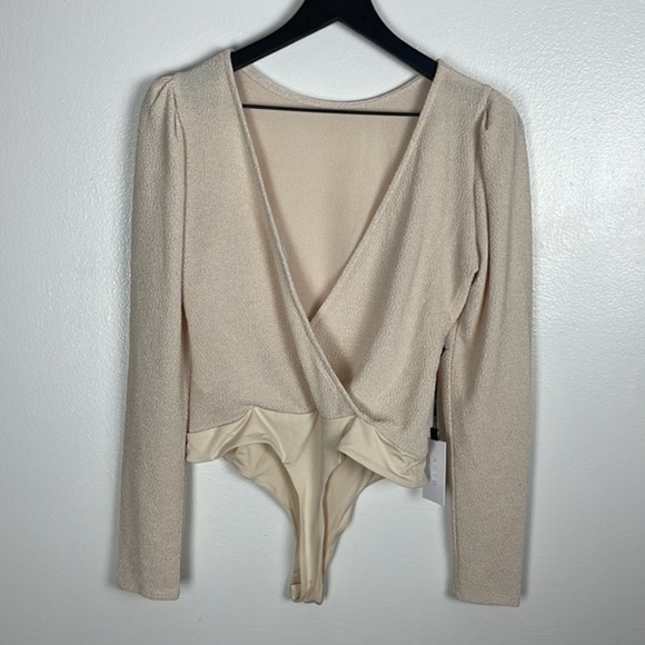 NWT ASTR Cream Bodysuit - Picture 3 of 7